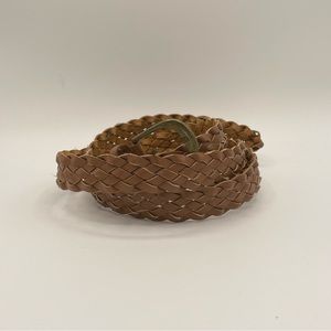 NWOT Faux Leather Braided Belt